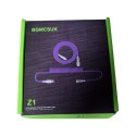 Kabel Custom Zawijany - Tkanina - Purple