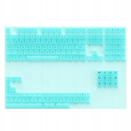 Akko ASA Clear Keycaps PBT 155 klawiszy PC Mint