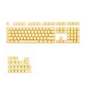 Keycaps — PBT - Pudding - Yellow