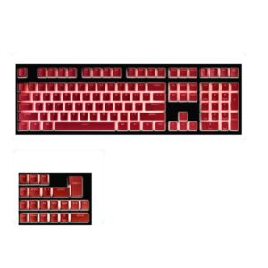 Keycaps — PBT - Pudding - Red