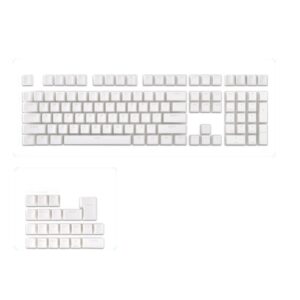 Keycaps — PBT - Pudding - White