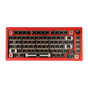 Klawiatura Mechaniczna - Barebones - DIY - HJS - AL75 - Racing Red