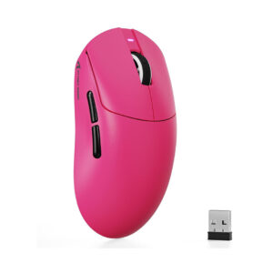 Mysz - Attack Shark - X8SE- 1000Hz - PAW3311- Bezprzewodowa - Czerwona