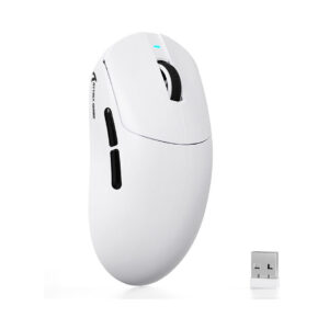 Mysz - Attack Shark - X8SE- 1000Hz - PAW3311- Bezprzewodowa - Biała