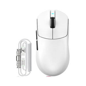 Mysz - Attack Shark - X8 PLUS- 1000Hz - PAW3395PRO- Bezprzewodowa - Biała