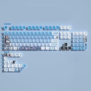 Keycaps — PBT - OEM - Pudding - Rei Ayanami
