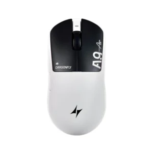 Mysz - ATK - A9 Air - 8000Hz - PAW3950 Ultra - Bezprzewodowa - Shadow White