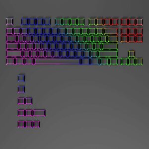 Keycaps — PBT - Cherry - Folding Shadow 97 Black