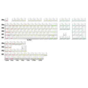 Keycaps — PBT - Cherry -  Carbon Fiber 2.0 Backlit Side Print