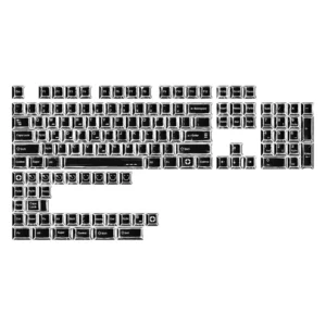 Keycaps — PBT - Cherry - Comic Black
