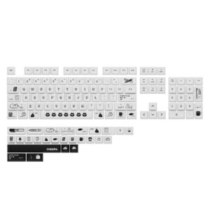 Keycaps — PBT - XDA - Black Cartoon