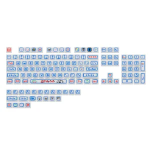 Keycaps — PBT - XDA - Blue Hand-Drawn