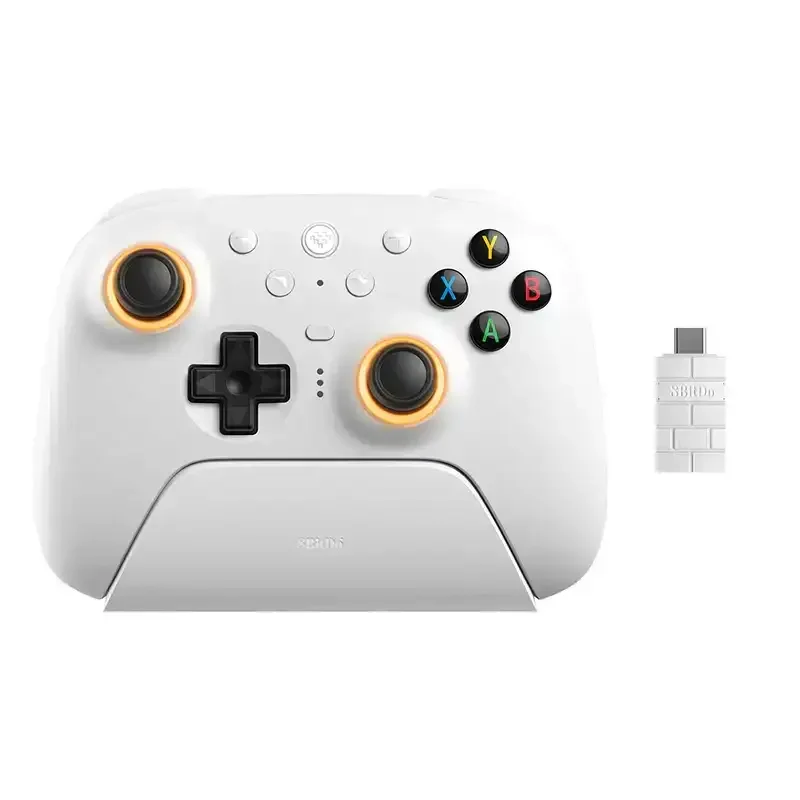 8BitDo - Ultimate 2 Wireless 2.4G Controller - Bezprzewodowy Kontroler do Gier - Biały