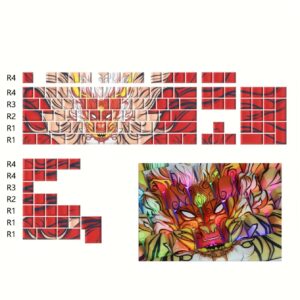 Keycaps — PBT - Cherry - Side Print - Orlon Red