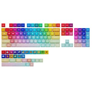 Keycaps — PBT - Cherry - Rainbow