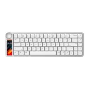 Akko – Linx68 - Niskoprofilowa aluminiowa Klawiatura Mechaniczna z Ekranem - White