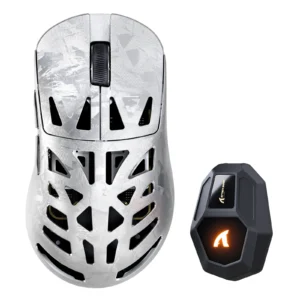 Mysz - Attack Shark - RS6 Ultra - 8000Hz - PAW3955MAX - Bezprzewodowa - Silver