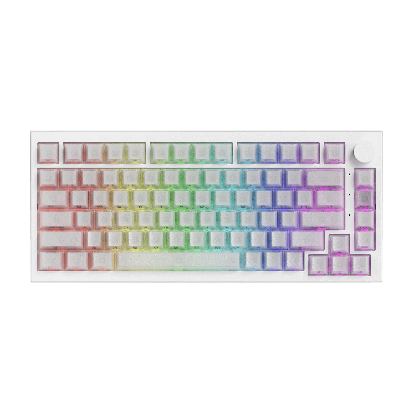Klawiatura TMR MagMech Akko x MonsGeek 5075 V5 - TMR - Carbon White