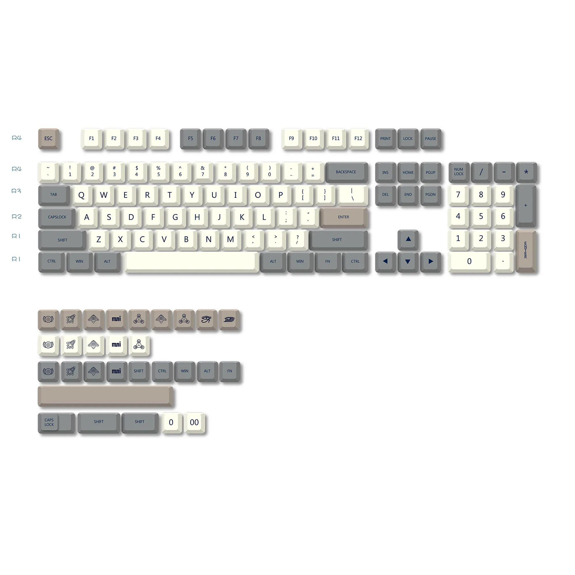 Keycaps — PBT - XDA - Revelation